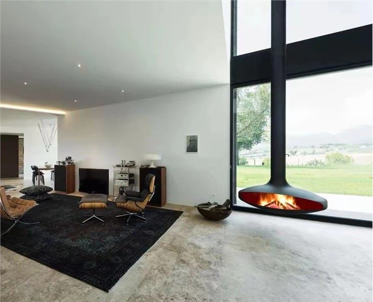 Wood Burning Stove Decorative Suspended Fireplace