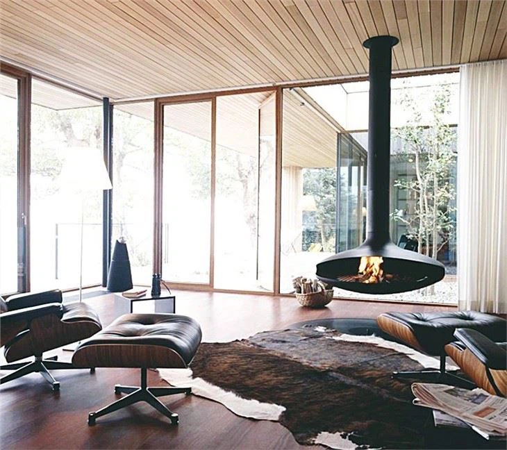 Cast Iron Wood Wooden Fireplace