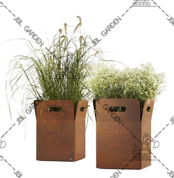 Corten Steel Garden Planters