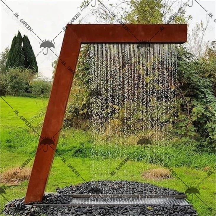 Garden Corten Steel Water Rain Curtain