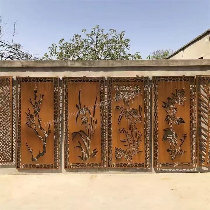 Metal Screen Panels Garden
