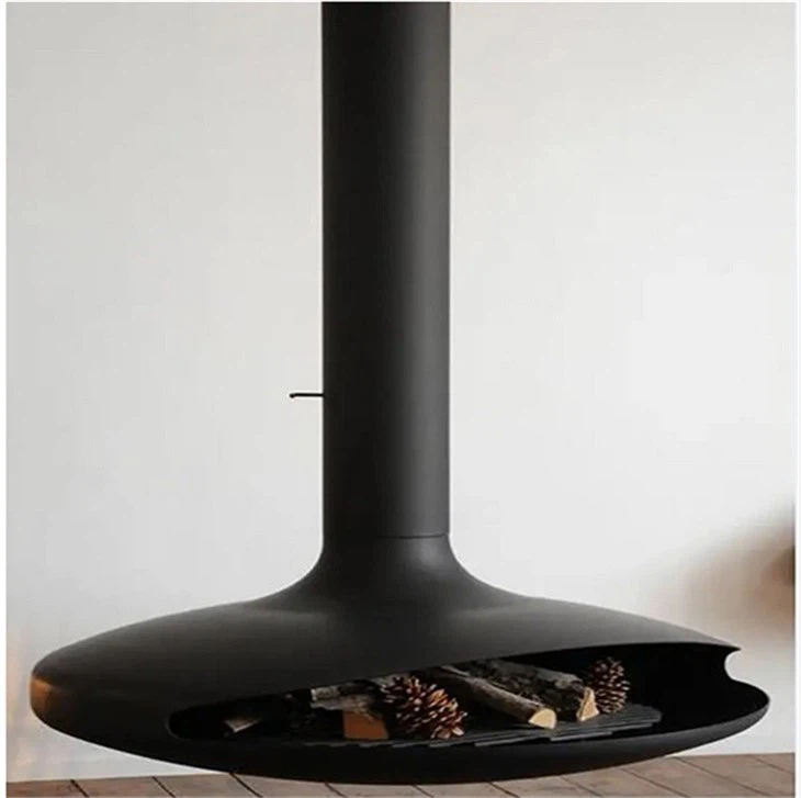 Rotating Suspended Fireplace