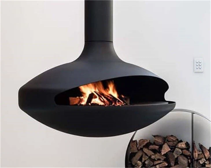 Rotating Suspended Fireplace