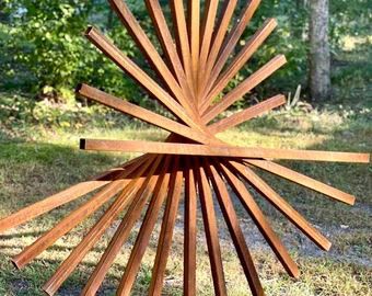 Rostige Patina Cortenstahl-Skulptur