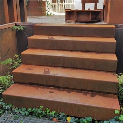 Corten Steel Gartenstufen