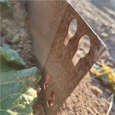 Landschaftskanten aus Stahl
