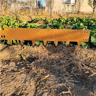 Metallstahl Gartenkante gefaltet