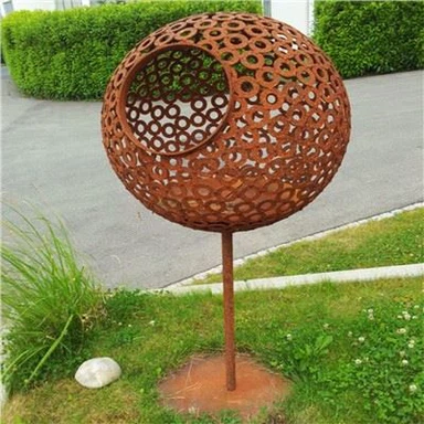 Outdoor-Skulptur aus Metall