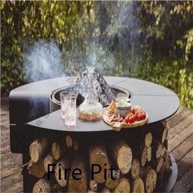 Patio-Kamin-Tisch