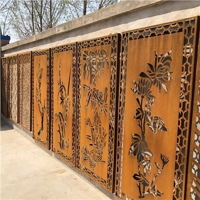 Raumteiler Home Outdoor Metall Screen Panel