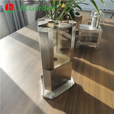 Holzofen aus Edelstahl