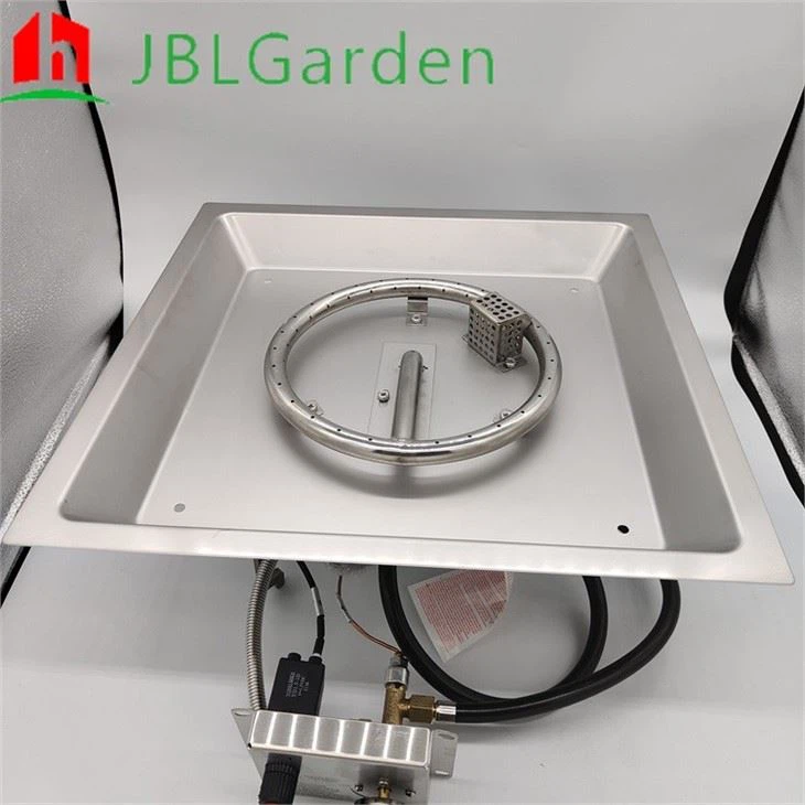 Square Fire Pit Gas Burner