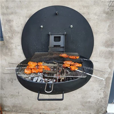 Runder flacher Grill