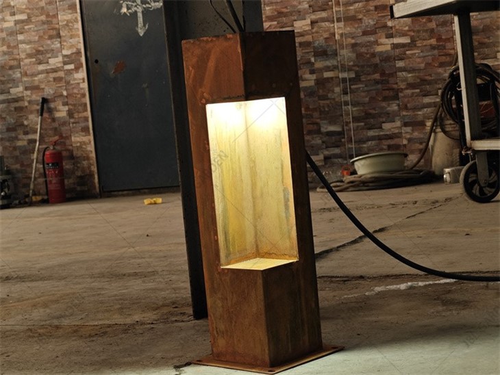 Corten Steel Garden Bollards