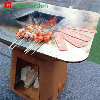 Outdoor-Küche Corten BBQ Grill