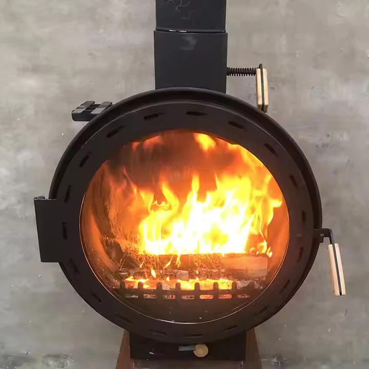 Carbon Steel Black Fireplace
