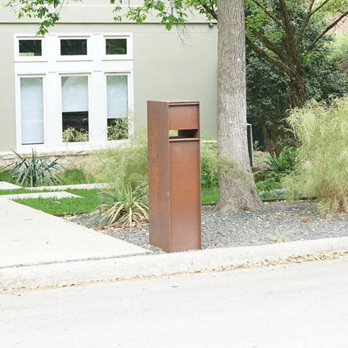 Corten Steel Drop Box Parcel Box Mailbox