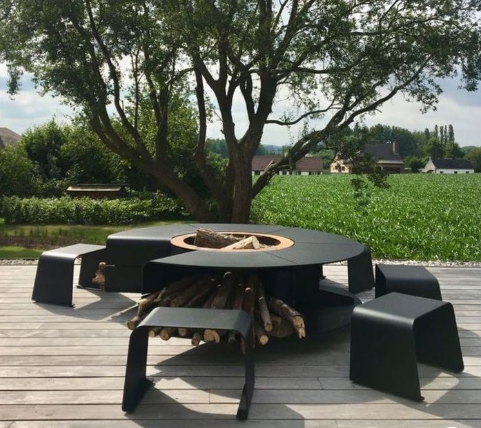 Custom Fire Pit Table