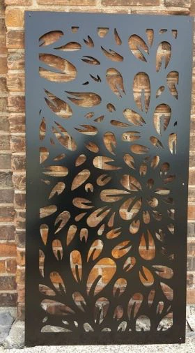 Metal Black Panel Screen
