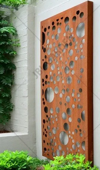 Metallstahlplatte für den Garten