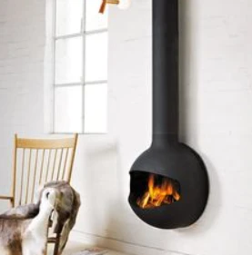 Hängende Kamine im modernen Design