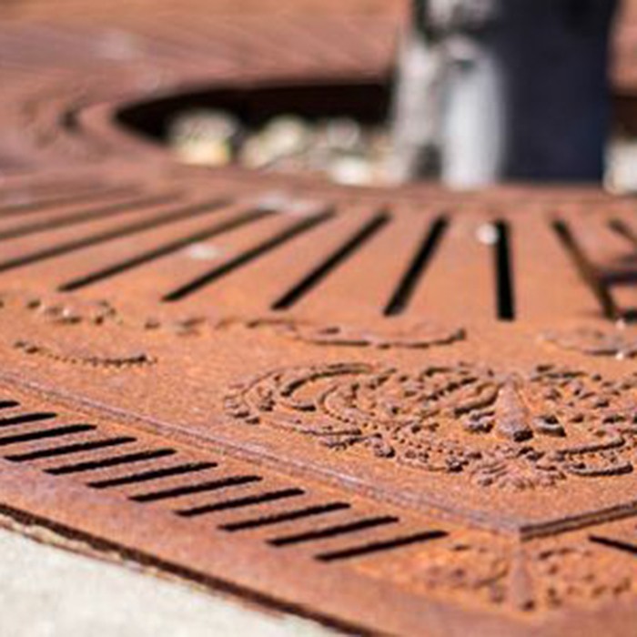 Patterned Corten Steel Tree Grate suppliers