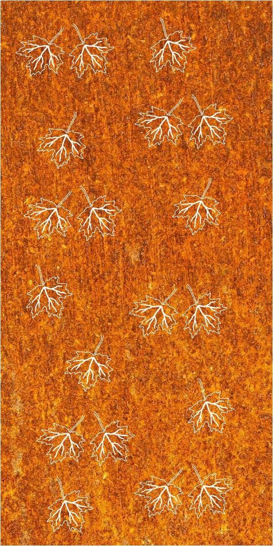 Rust Metal Privacy Screen