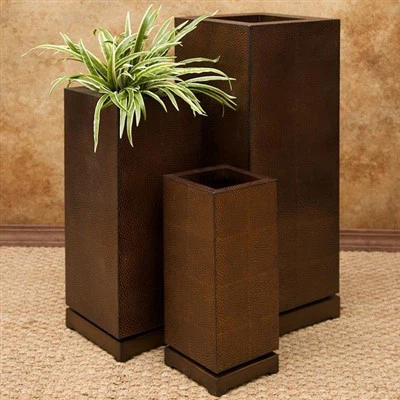 Kundenspezifischer Blumentopf aus Metall