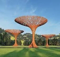 Kunstskulpturen aus Stahl für den Garten