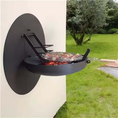 Wandmontierte Outdoor-BBQ-Grills